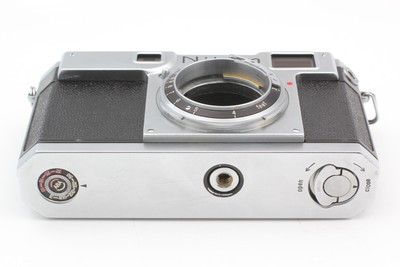 A MINT w Hood] Nikon S2 Black Dial Camera Nikkor HC 5cm 50mm F2