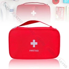 First Aid Kit Emergency Survival Bag For Outdoor Camping Travel And Home Storage