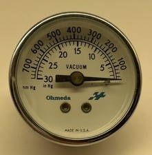 18 Npt 1.5 Vacuum Air Pressure Gauge 0-30 Psi Center Back Mount Nos Usa Ohmed