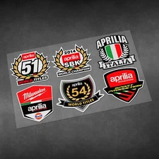 Motorcycle stickers for aprilia 51 54 anniversary SBK Decals Vinyl Material