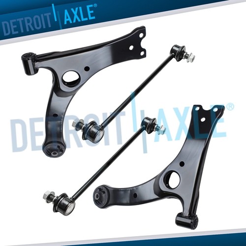 Front Lower Control Arms +Sway Bars Links for 200308 Toyota Corolla