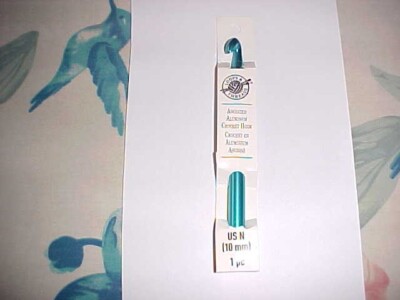 Loops and Threads Anodized Aluminum Crochet Hook US N 10mm New in Package
