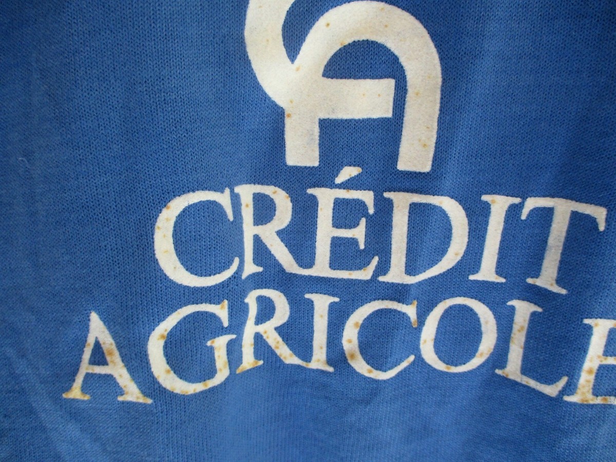 Maillot Cycliste Vintage CREDIT AGRICOLE – Look, Taille XL, Nalini