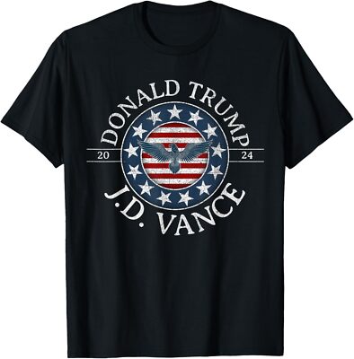 Trump J.D. Vance 2024 President Vice President Election 2024 T-Shirt