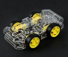 1 pcs Motor Smart Robot Car Chassis Kit Speed Encoder Battery Box 4WD 4 Wheel