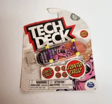 TECH DECK  NEON INVASION  SANTA CRUZ  FINGERBOARD SKATEBOARD  ULTRA RARE !!