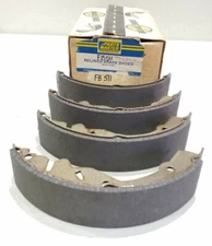 FB511 Parts Master Relined Brake Shoes Made In USA Free Shipping Free Returns