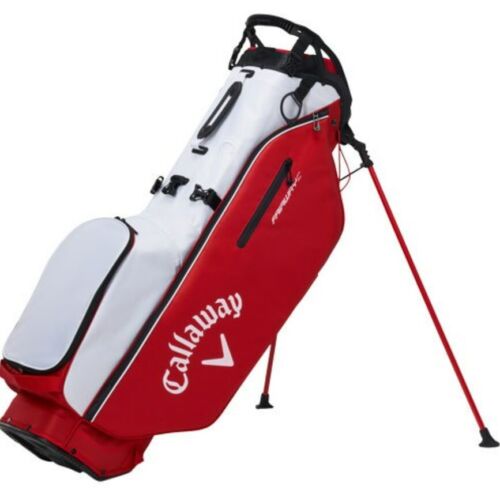Callaway Fairway C 2022 White Red Stand Golf Bag - Picture 1 of 3