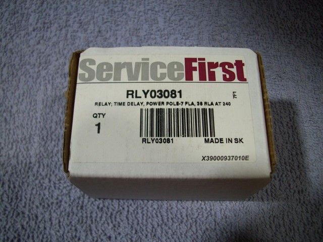 American Standard Trane Rly02807 Rly02257 Time Delay Relay