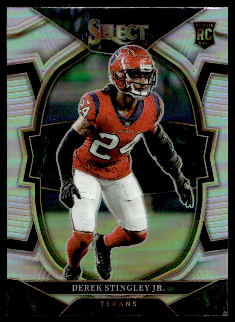 2022 Panini Select Silver Derek Stingley Jr. Rookie Houston Texans #48