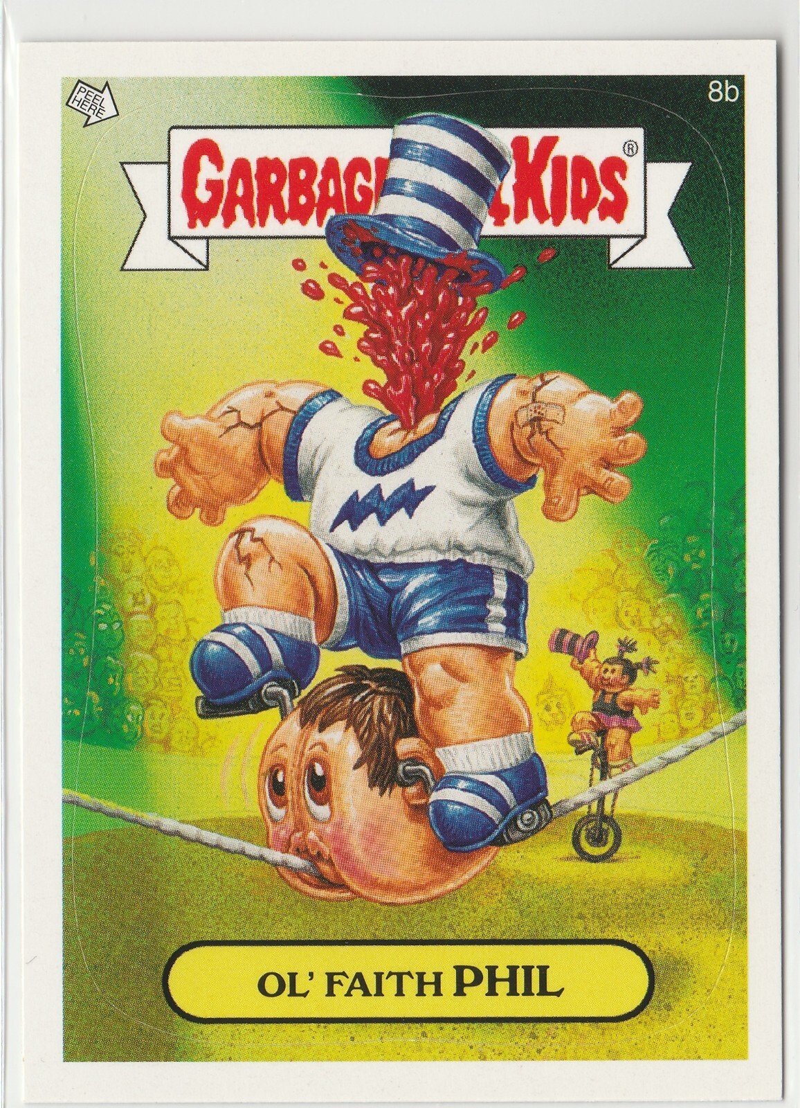 Ol' Faith Phil #8b Garbage Pail Kids GPK 2008 ANS7 All-New Series 7