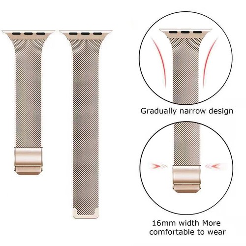 Milanese Loop Band Magnetic Strap For Apple iwatch 8 7 6 5 4 3 SE 38 42 41 45mm - Picture 5 of 37