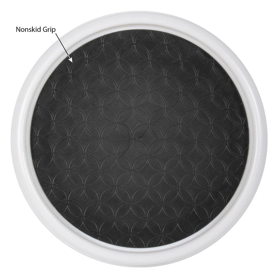 Tocadiscos organizador de plástico para especias de 2 niveles Foto 3 de 4