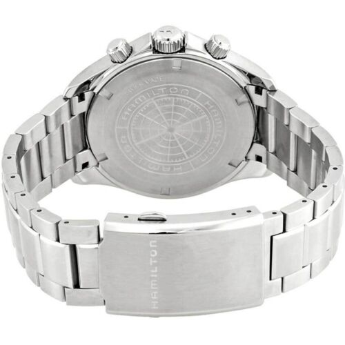 Reloj para hombre Hamilton caqui aviación piloto cuarzo esfera negra H76722131 - Imagen 3 de 3