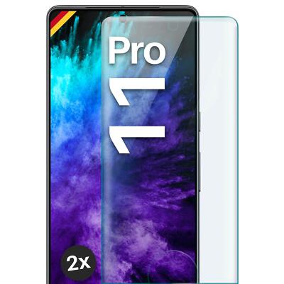 2x Panzerfolie für Google Pixel 7 Pro Echt Glas Full Screen Cover Schutzglas