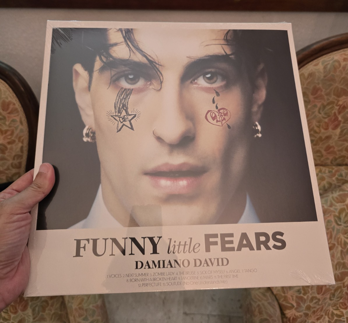 David Damiano Funny Little Fears LP VINILE ROSA AUTOGRAFATO LIMITED