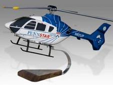 Airbus Eurocopter EC135 Pennstar Desk Wood Helicopter New Model Large Scale 1/32