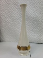 LENOX VASE 24K hand decorated CREAM/IVORY MADE IN USA
