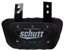 Schutt 500 Youth Football Shoulder Pad Back Plate w/Hardware - Black - One Size