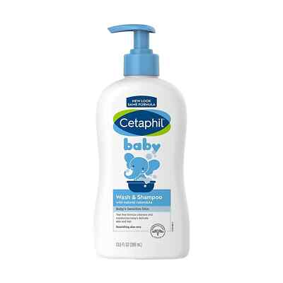 Cetaphil Baby Wash & Shampoo with Natural Calendula,13.5 Fl. Oz .