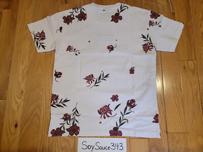 KITH SUMMER FLORAL KXTH ANNIVERSARY BOX LOGO WHITE TEE SHIRT KITH SUMMER FLORAL KXTH ANNIVERSARY BOX LOGO WHITE TEE SHIRT