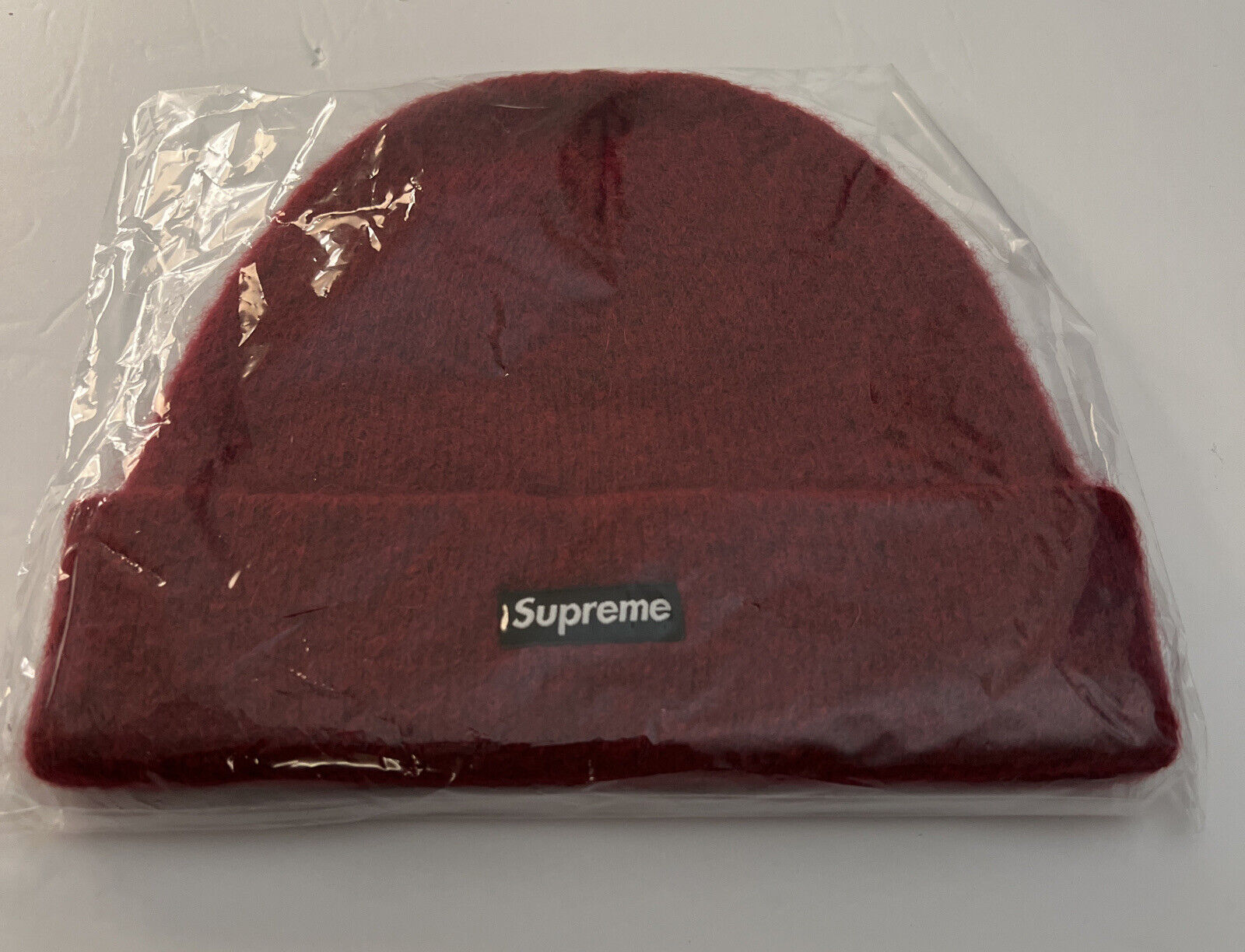 SUPREME MOHAIR BEANIE RED/ OS/ FW22 WEEK 14 (100% AUTHENTIC) BRAND NEW