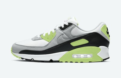air max 90 lime green and grey