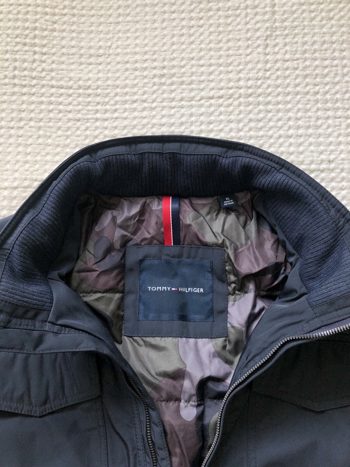 Mens Tommy Hilfiger Performance Bomber Jacket 4 Pocke… Gem