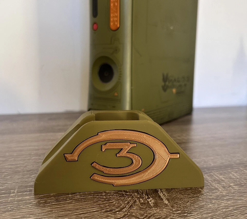 Xbox 360 controller Stand Halo 3 Edition , Custom 3d Print - Image 2 of 4