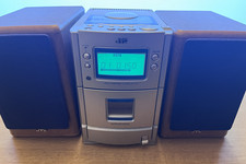 JVC UX-T55 Micro Hi-Fi System CD Radio Speakers Stereo Please Read Below