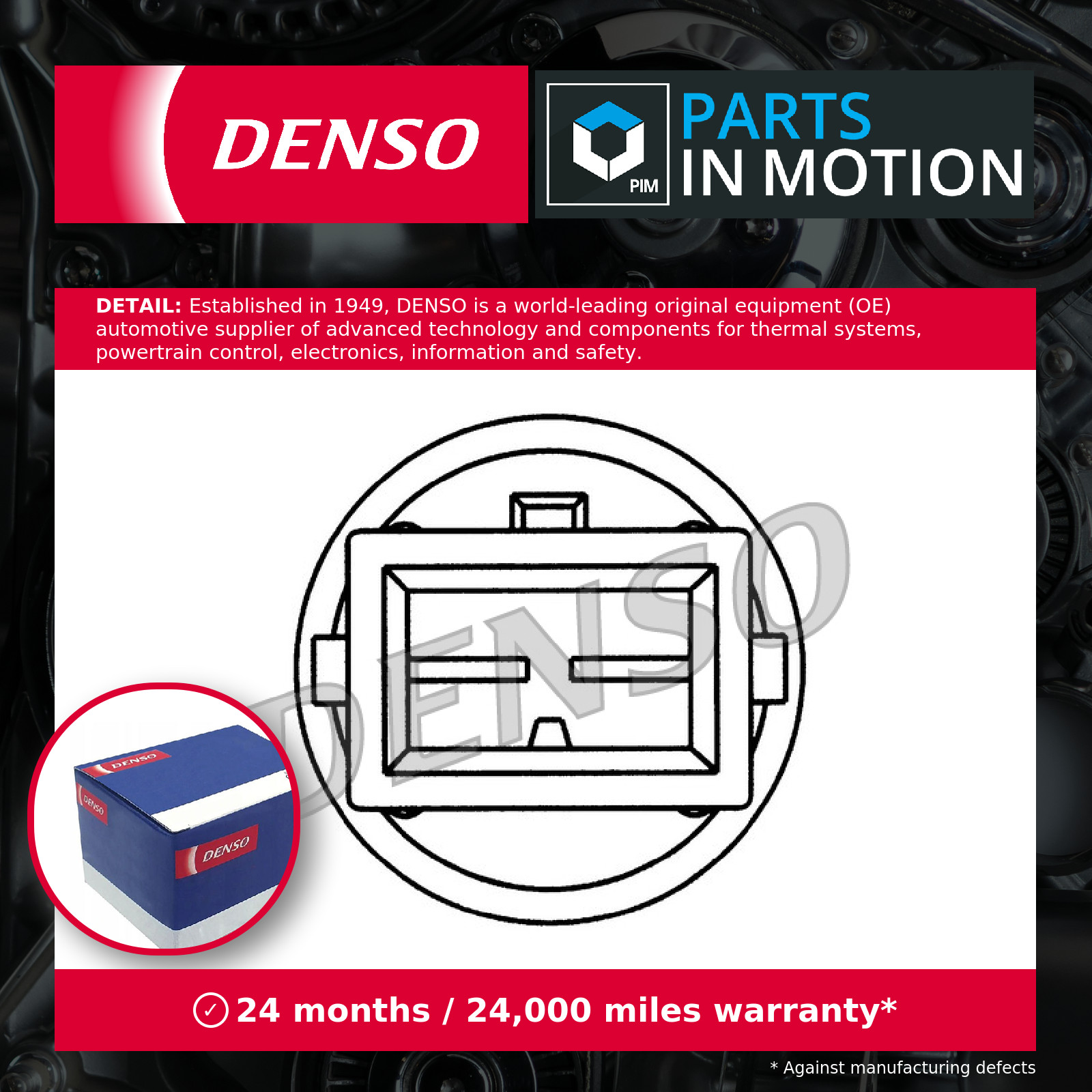 Air Con Pressure Switch fits VOLVO 940 MK2 2.4D 90 to 98 AC Conditioning Denso - Image 4