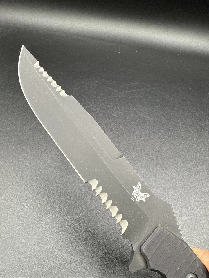 Benchmade 155 Presidio Fixed Blade W Sheath BM155SBK USA - Image 4 of 4