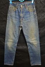 LEVI'S 502XX Selvedge Denim Jeans Big E Japan Made Marked W31 L34