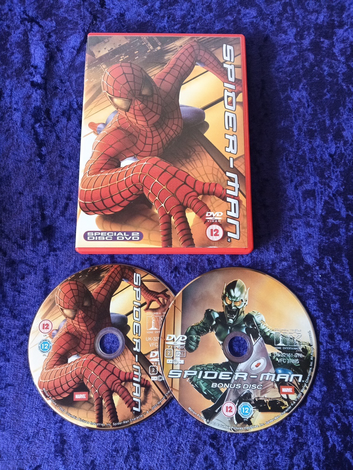 DVD SPIDER-MAN TOBY MAGUIRE KIRSTEN DUNST WILLEM DAFOE SPECIAL 2 DISC EDITION R2