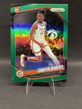 2025 Panini Prizm WNBA - Saniya Rivers #131 Green Prizm (RC)
