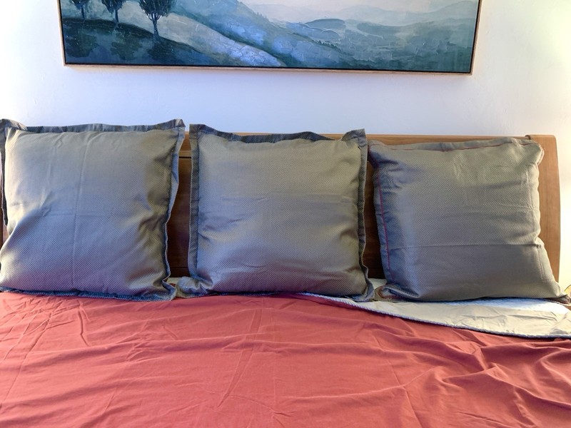 Candice Olson MAZE/Charcoal EURO SHAM SET Of 3