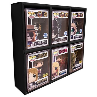 Grail Kubbie 3x2 Black Display Case for Funko Pops in Acrylic Pop Shield Armor