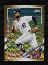 2021 Topps Chrome Gold Wave Refractor 30/50 Willi Castro #22 6k2