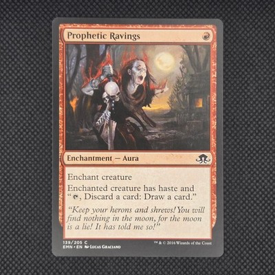 Prophetic Ravings 139 Common Eldritch Moon Magic: The Gathering LIGHTLY PLAYED