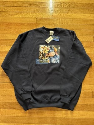 NEW OLD STOCK VINTAGE 90's Tigger Disney Store USA MADE Sweatshirt Blue XL Y2K