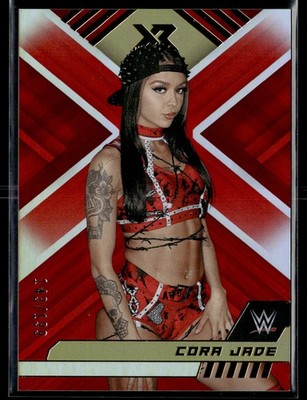 2023 Panini Chronicles WWE #295 Cora Jade Red #/199