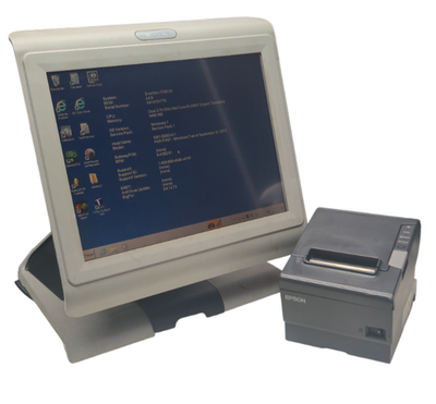 ParTech Par EverServ 7700 M7700 2.30GHz 4GB Touch PoS Terminal W
