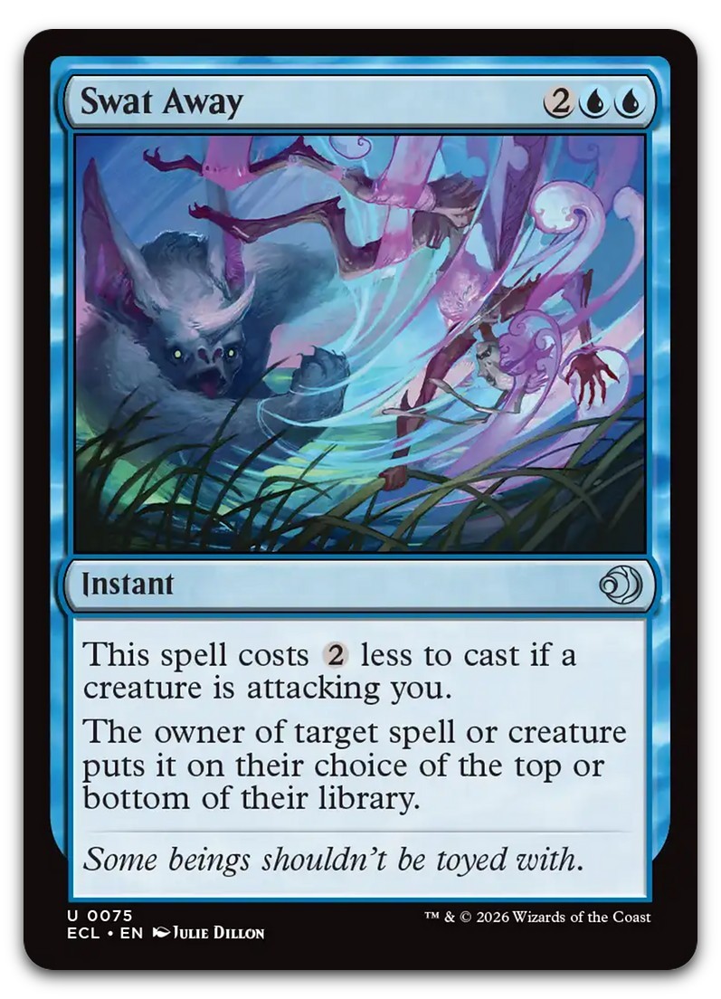Swat Away #75 (NM) Lorwyn Eclipsed ECL Magic MTG