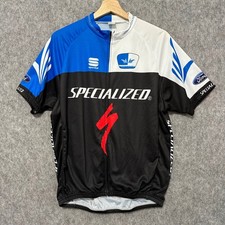 Specialized Alberto Contador Foundation Cycling Jersey Short Sleeve Blue XL