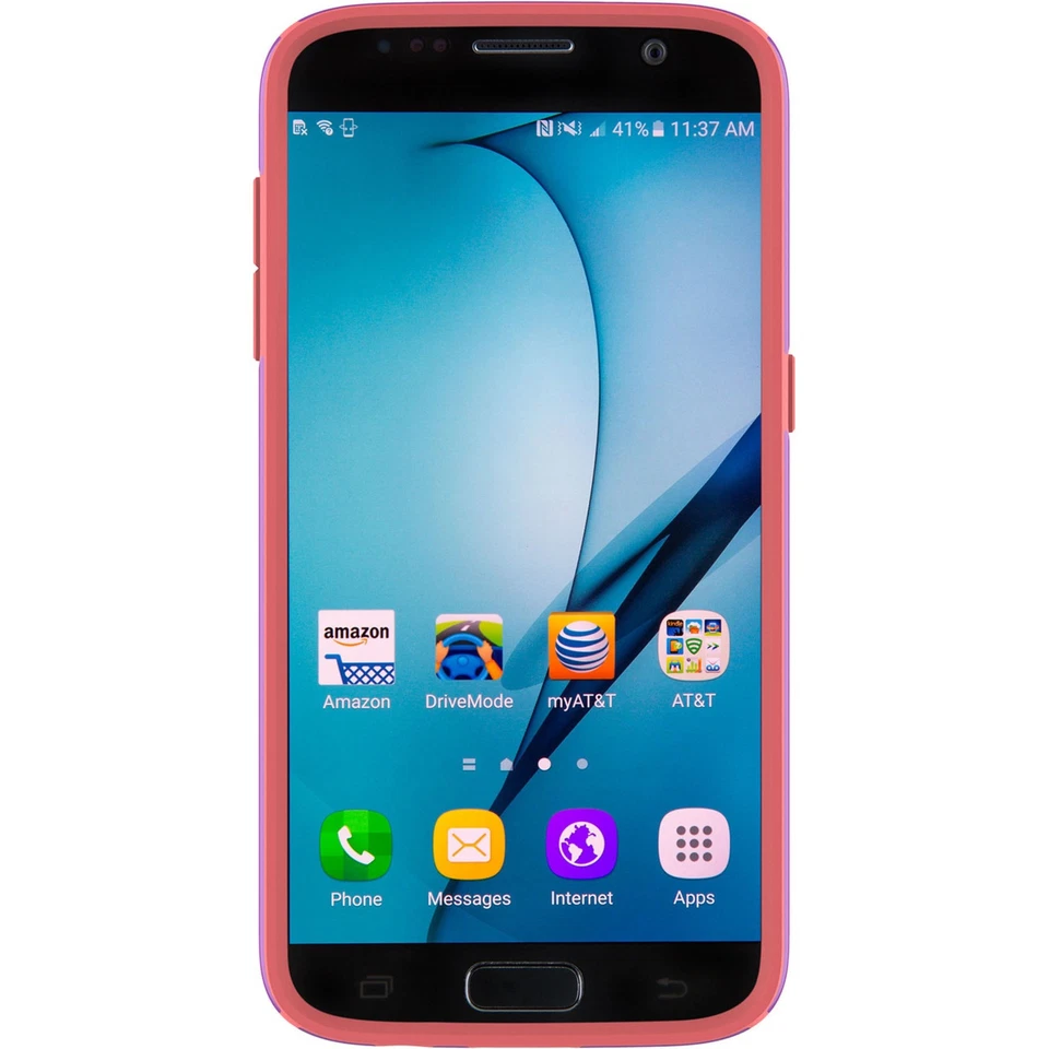 Funda rígida híbrida Speck Candyshell para Samsung Galaxy S7 - púrpura/naranja Foto 2 de 3