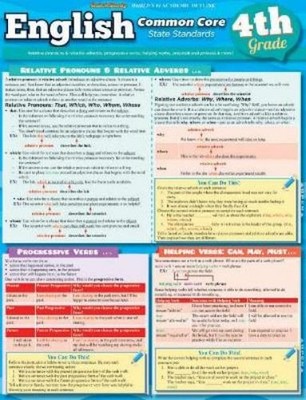 BarCharts, Inc. English Common Core 4th Grade (Mixed Media Product)