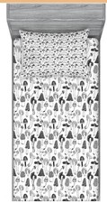 Ambesonne Colorful 2 Pack Fitted Sheet & Pill...