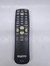 Sanyo Remote Control Replacement RMT U100 Tested Working VCR TV CABLE Universal