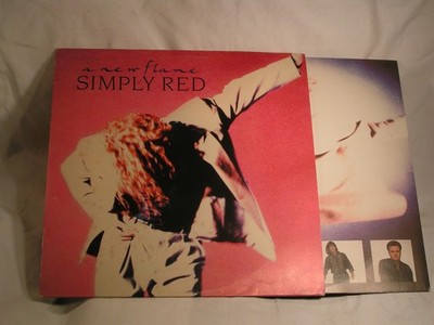 SIMPLY RED  -  A NEW FLAME !! ( LP ) 1.D-Pressung * VINYL NEAR MINT *