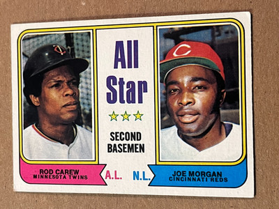 1974 TOPPS - ALL-STAR 2ND BASEMAN - ROD CAREW / JOE MORGAN #333